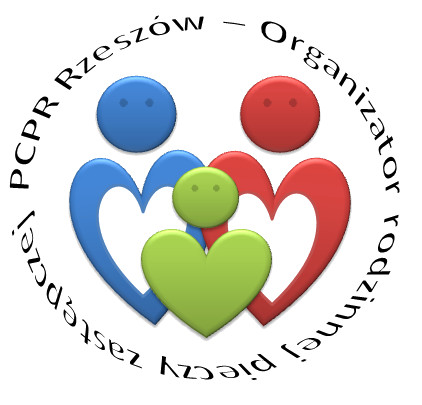 Logo PCPR w Rzeszowie - Organizator Rodzinnej Pieczy Zastępczej